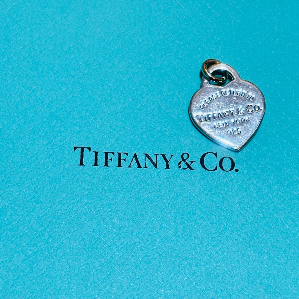 Tiffany & Co Sterling Silver Heart Tag Pendant - No Box